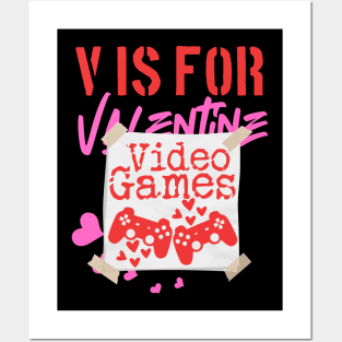 V is for Valentin, Video Games Posters and Art